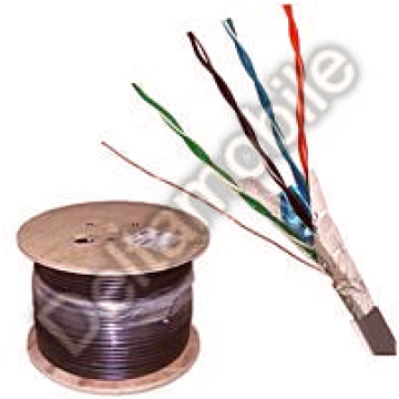 Datortīkla kabelis ārdarbiem UTP CAT5E 4x2x0.45mm 