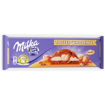 Šokolāde Milka Toffee Nuts , 300 g (450-01122)