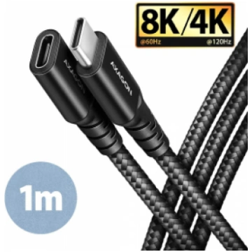 CABLE USB-C EXTENSION 1M/BLACK BUCM32-CF10AB AXAGO