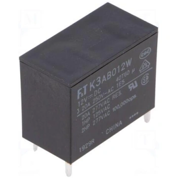 Relay: electromagnetic | SPST-NO | Ucoil: 12VDC | 