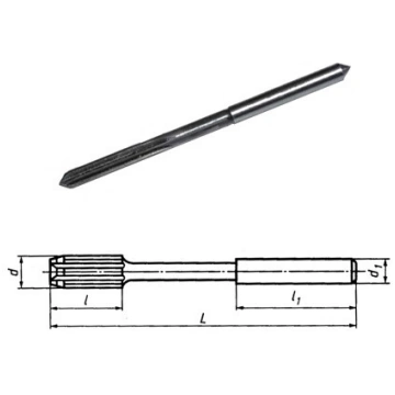 Mašīn-rīvurbis 4.7 mm, ar cilindrisku stiprinājumu