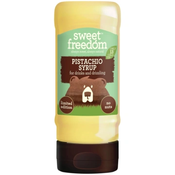 Sweet Freedom Pistachio Syrup - 350g Natural Sweet