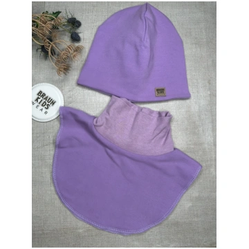 Starpsezonas beanie cepure + apkakles šalle - Gaiš