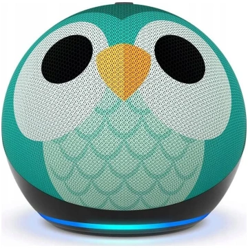 Skaļrunis „Amazon Echo Dot 5 Owl Design“, zaļš (CG