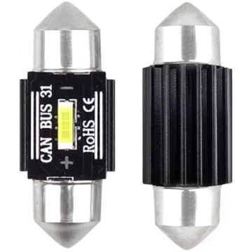 LED spuldze CANBUS 1860 1SMD, 12V/24V, 5600K, C5W 