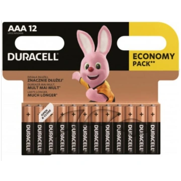 DUR AAA/12 baterijas Alkaline 12gb.DURACELL 100310