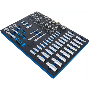 TOOL TRAY 3/3: SOCKET SET | 80 PCS. (4015) BGS Tec