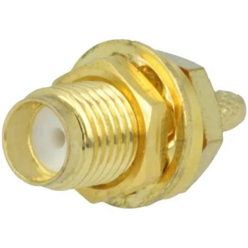 Ligzda SMA uzspiežama 50Ω RG174 kabelim