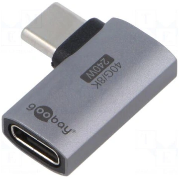 Adapter | USB 4.0 | USB C socket,USB C angled plug