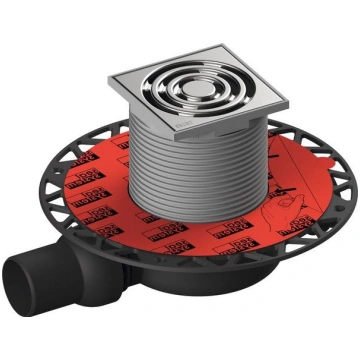 Dušas Traps (Kanāls) Tece Drainpoint S110 Sarkana/