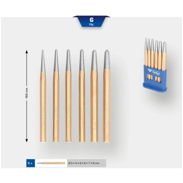 Brilliant Tools Punktsitņu komplekts, 6 daļas