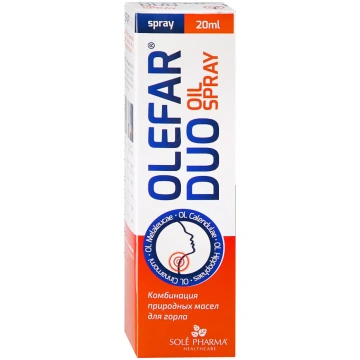 OLEFAR DUO sprejs, 20 ml