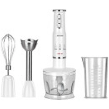 Blenderis MPM ROKAS MBL 43 WHITE 600W KOMPLEKTS [B
