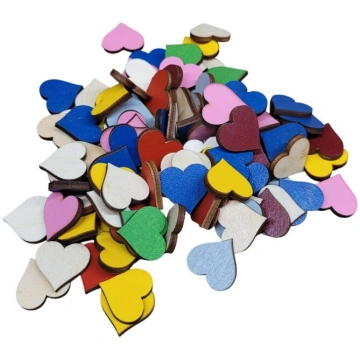 Koka Sirdis "Mix" | 20x20x3mm