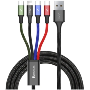 Baseus Rapid USB to Lightning / 2x USB Type C / mi