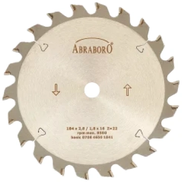Ripzāģa ripa BASIC ar TCT zobiem ABRABORO® 254x3.2