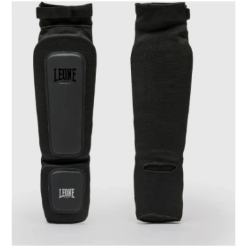 elastic shinguards Leone Black Edition PT124