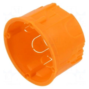 Enclosure: junction box | Ø: 63mm | plaster embedd