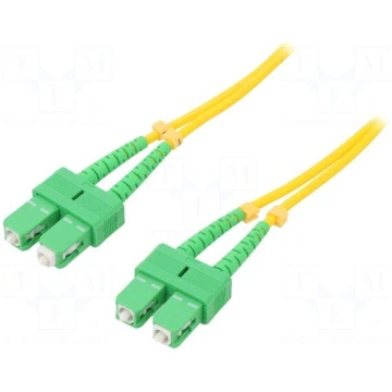 Fiber patch cord | both sides,SC/APC | 1.5m | LSZH