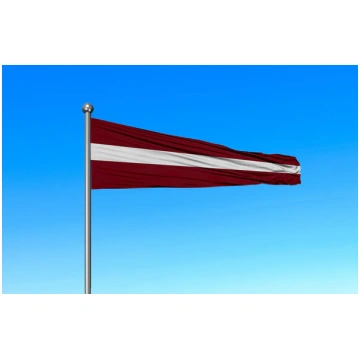 Latvijas karoga vimpelis 70 x 140 cm Karogu Veikal