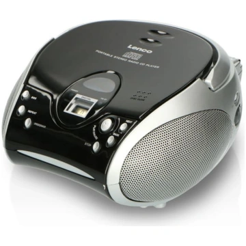 Lenco CD magnetola, melna/ sudraba - SCD-24 Black/
