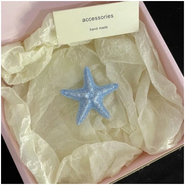 Starfish Simulation Girl Hairpin Side Hairpin Seas
