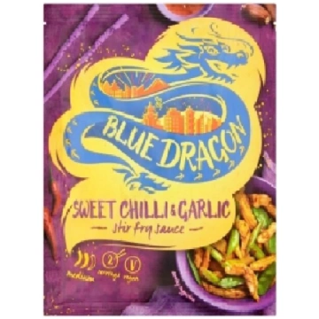 Saldā čillī mērce ar ķiplokiem BLUE DRAGON, 120g