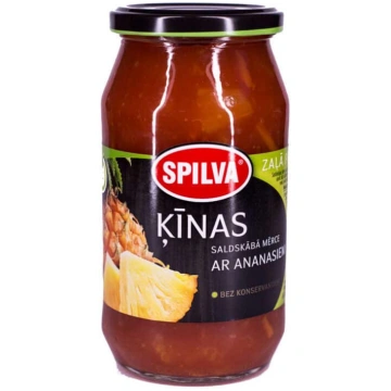 Ķīnas saldskābā mērce ar ananāsiem "Spilva" 500g