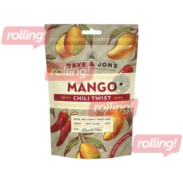 Žāvēti mango Dave & Jon's ar čili, 100g