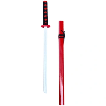 Rotaļu zobens Lean Toys Katana, 70 cm Sarkana krās