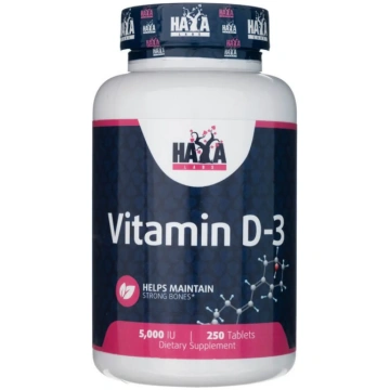 Haya Labs D3 vitamīns 5000 SV - 250 tabletes Zagra