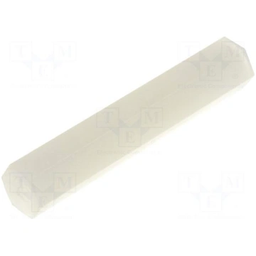 Screwed spacer sleeve | hexagonal | polyamide | M2