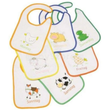 Fillikid Bib Art.BT155 Bērnu priekšautiņš,7gab