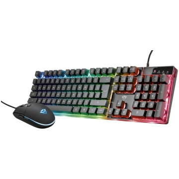 TRUST GXT 838 Azor wired keyboard and mouse set bl