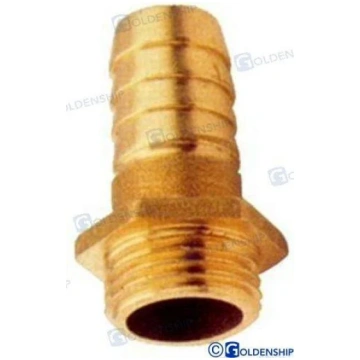 Misiņa šļūtenes adapteris 1/4" x 8 mm (2 gab.) (GS
