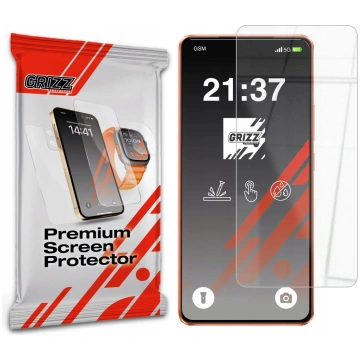 Ekrāna aizsargstikls GrizzGlass HybridGlass priekš