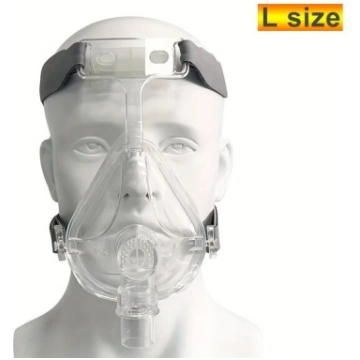 CPAP pilna sejas maska ar galvas stiprinājumu, uni