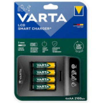 VARTA Smart Charger+ – viedais lādētājs AA/AAA aku