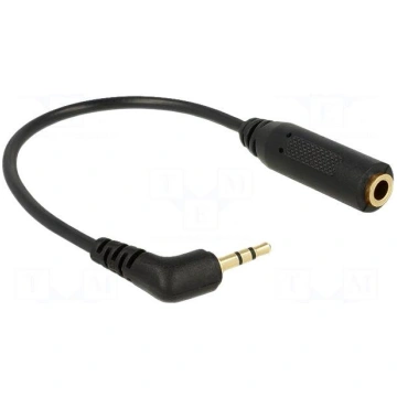 Cable | Jack 2.5mm 3pin angled plug,Jack 3.5mm 3pi