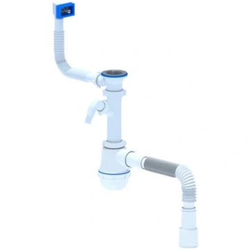 Sifons Aniplast Virtuves Izlietnēm, 40mm Balts/Hro