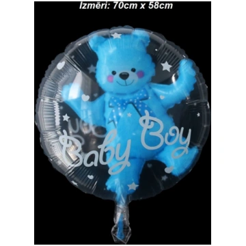 Gaisa balons Baby Boy (mazais puika) - Lācītis