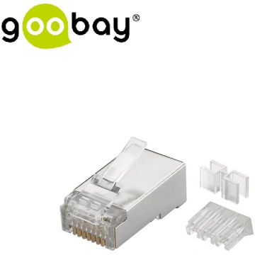 Goobay Spraudnis RJ45, STP Cat6A, 26-23 AWG