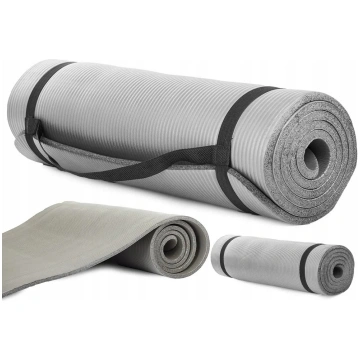 Extralink Exercise Mat Fitness Yoga Aerobics Gray 