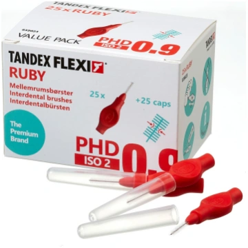 Tandex (25 szt.) szczoteczek Flexi Super Fine Ruby