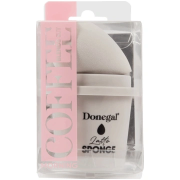 DONEGAL Morning Cofee Kosmētikas sūklis ar futrāli