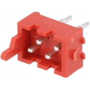 Wire-board | socket | male | PIN: 4 | THT | on PCB