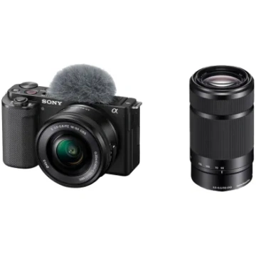 Sony ZV-E10 Mirrorless Camera Kit with 16-50mm & 5