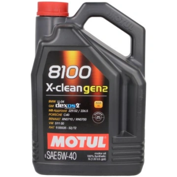 8100 X-CLEAN GEN2 5W40 5L MOTUL