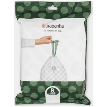Maisiņi R 36 L [Iepakojumā 40 gb.] White Brabantia