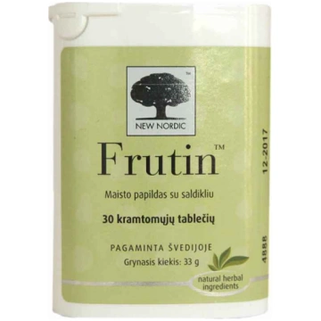 NEW NORDIC Frutin košļājamās tabletes N30